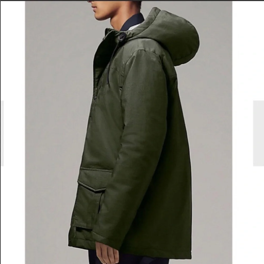 Hoodlamb Technical Windbreaker Hemp Tailor Jacket Heather Green Size Small